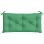 Voir la diapositive 4 : VIDAXL Coussin de banc de jardin vert 110x50x7 cm tissu oxford