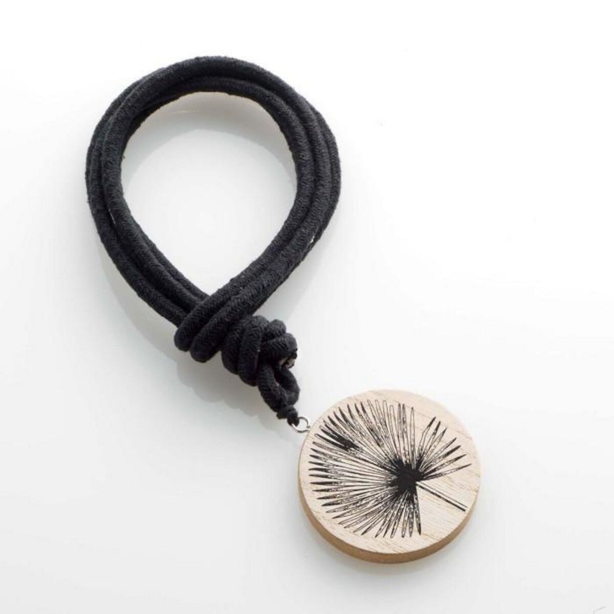 Paris Prix Embrasse de Rideau en Bois  Teaky  41cm Noir