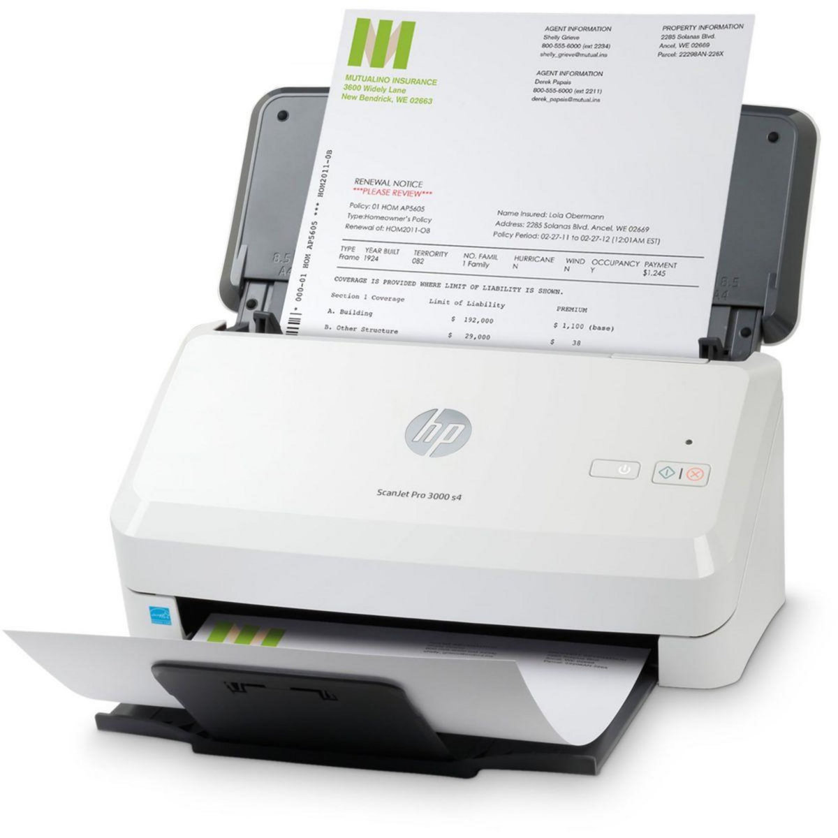 HP Scanner à défilement ScanJet Pro 3000 s4
