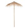 Voir la diapositive 1 : Paris Prix Parasol en Bois  Paille  150cm Naturel