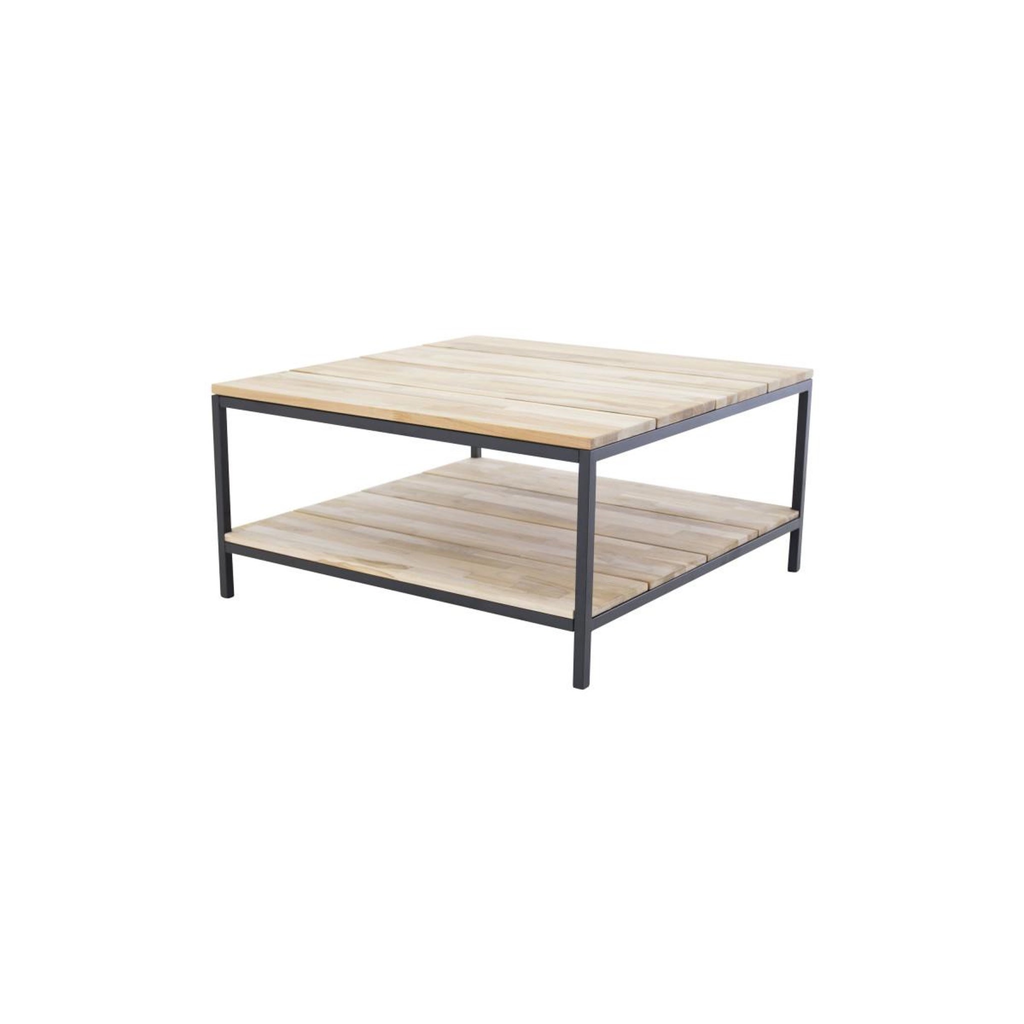 Voir la diapositive 2 : Paris Prix Table basse en teck  cirebon  80cm naturel