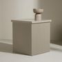 Voir la diapositive 5 : Paris Prix Table d'Appoint Design  Lenox  45cm Beige