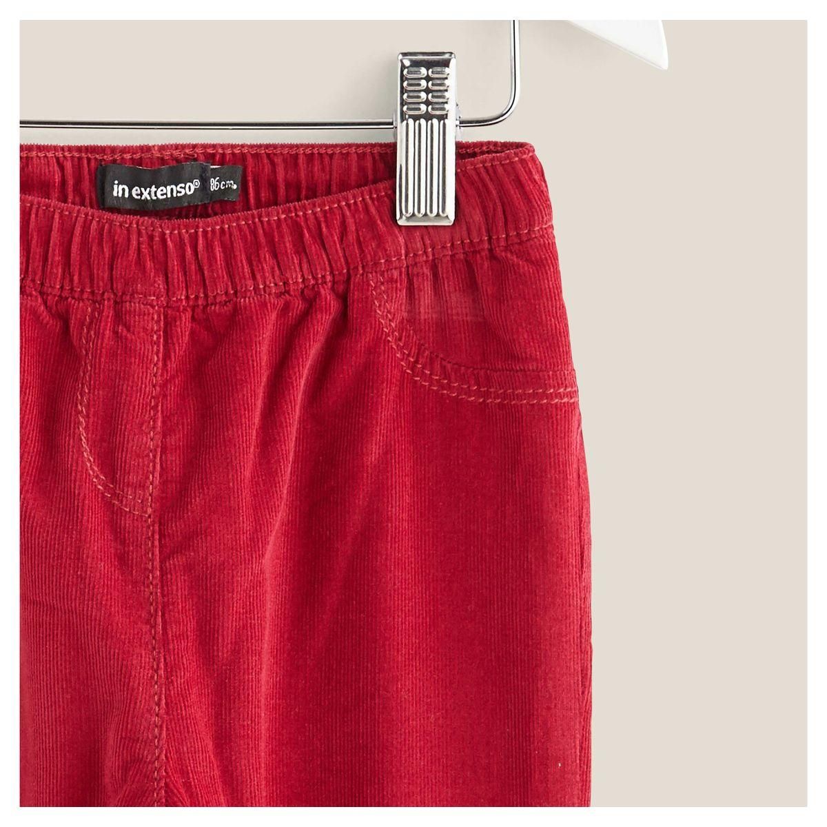 IN EXTENSO Pantalon velours bébé fille