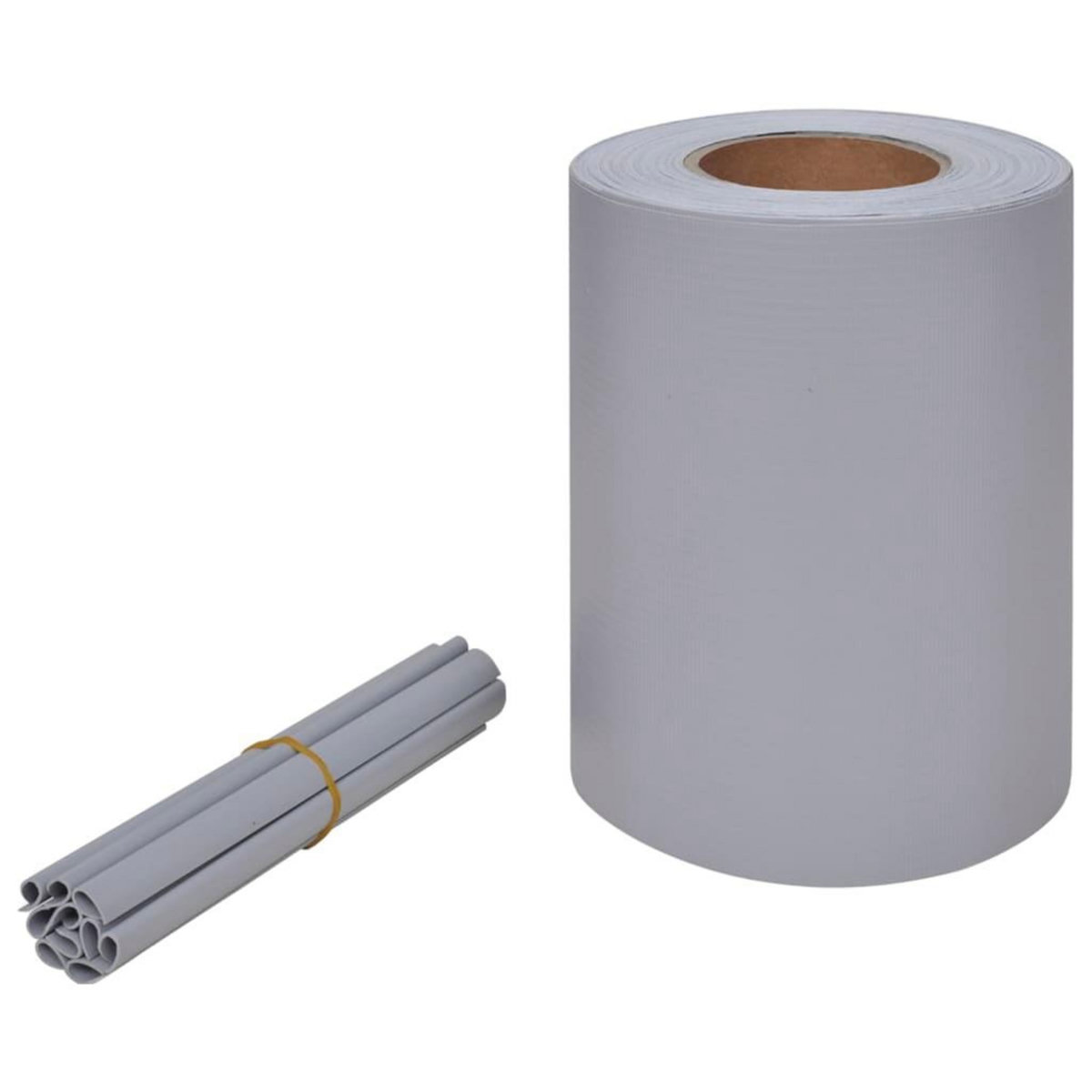 VIDAXL Ecran d'intimite de jardin PVC 70 x 0,19 m Gris clair