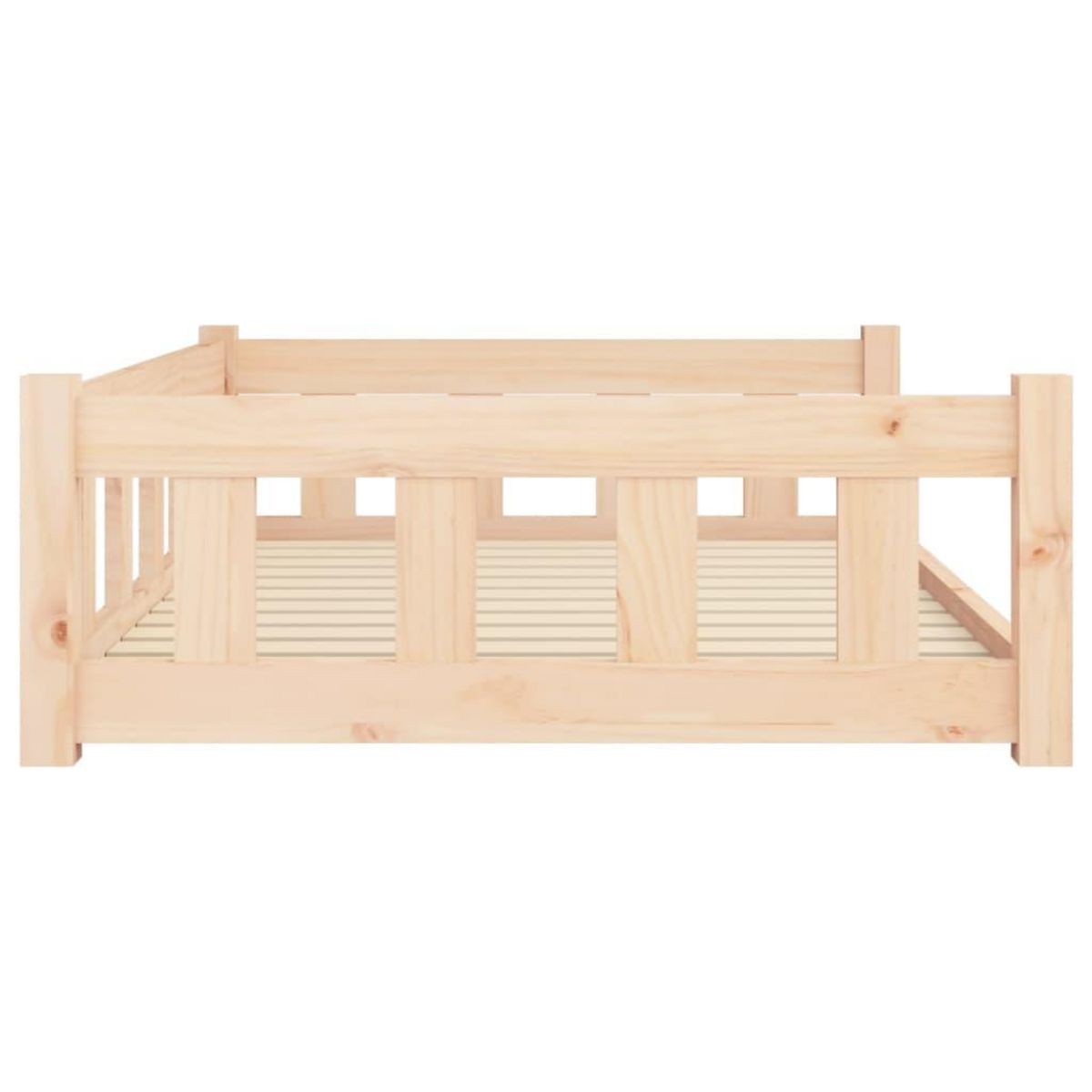 VIDAXL Lit pour chien 105,5x75,5x28 cm bois de pin solide