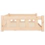 Voir la diapositive 5 : VIDAXL Lit pour chien 105,5x75,5x28 cm bois de pin solide