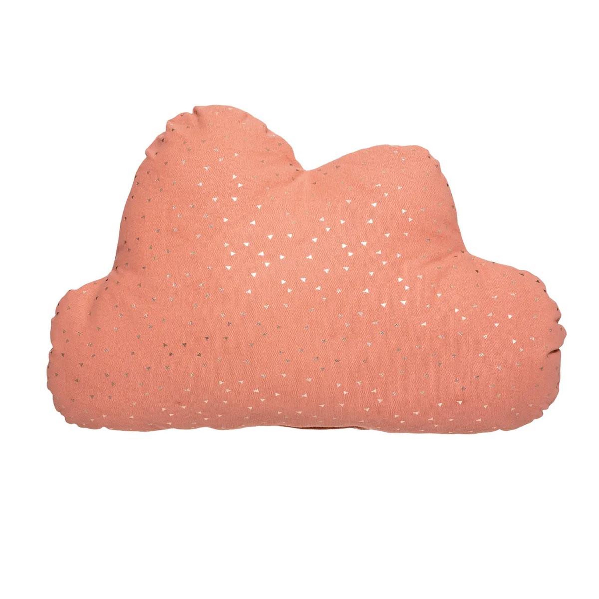 Voir la diapositive 1 : Atmosphera Kids Coussin enfant  berlingot nuage  28x45cm terracotta