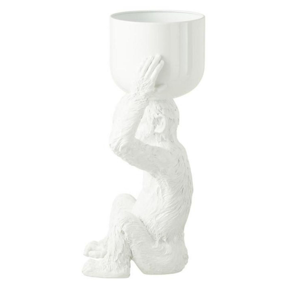 Paris Prix Seau à Glace Design  Singe  57cm Blanc