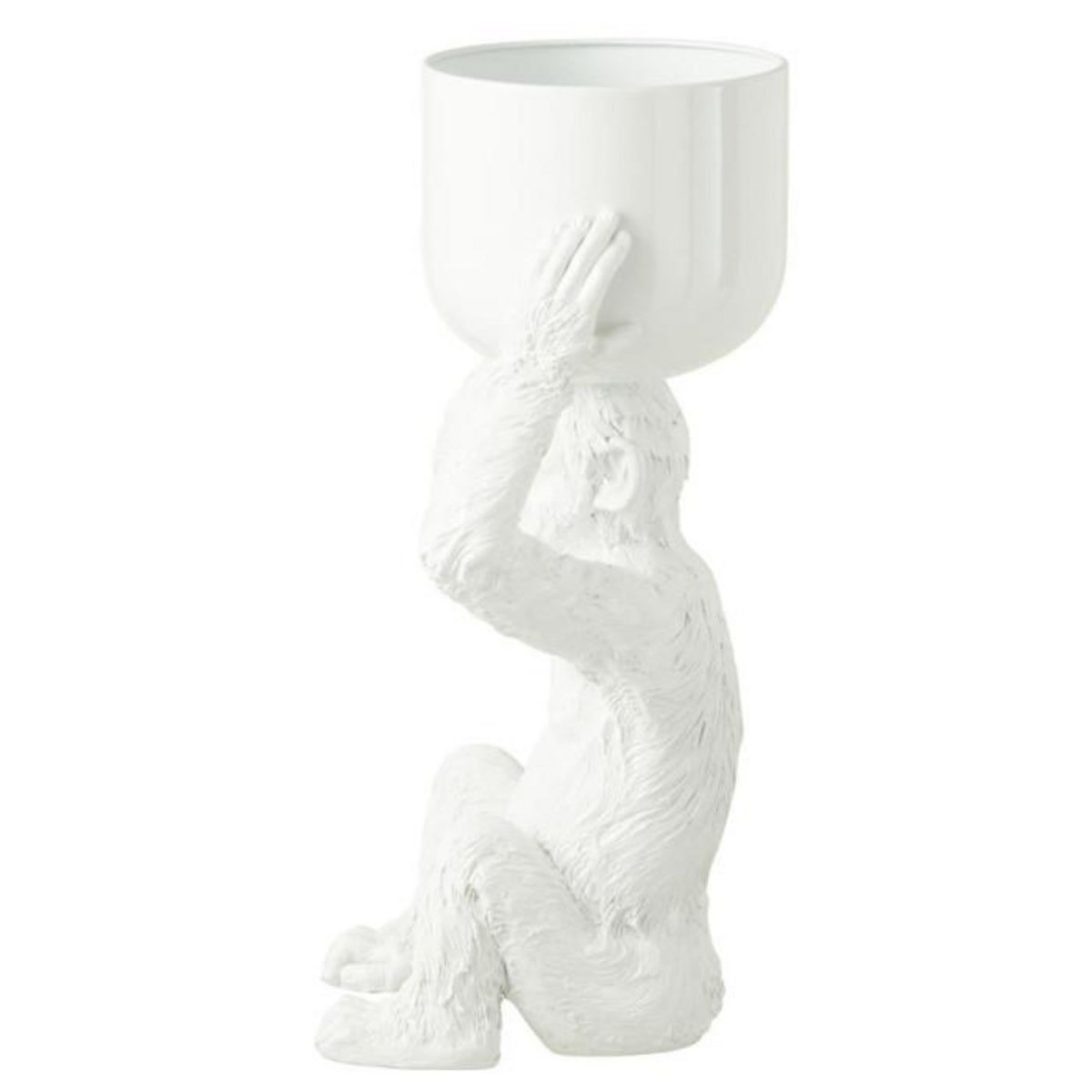 Paris Prix Seau à Glace Design  Singe  57cm Blanc