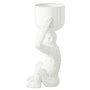 Voir la diapositive 3 : Paris Prix Seau à Glace Design  Singe  57cm Blanc