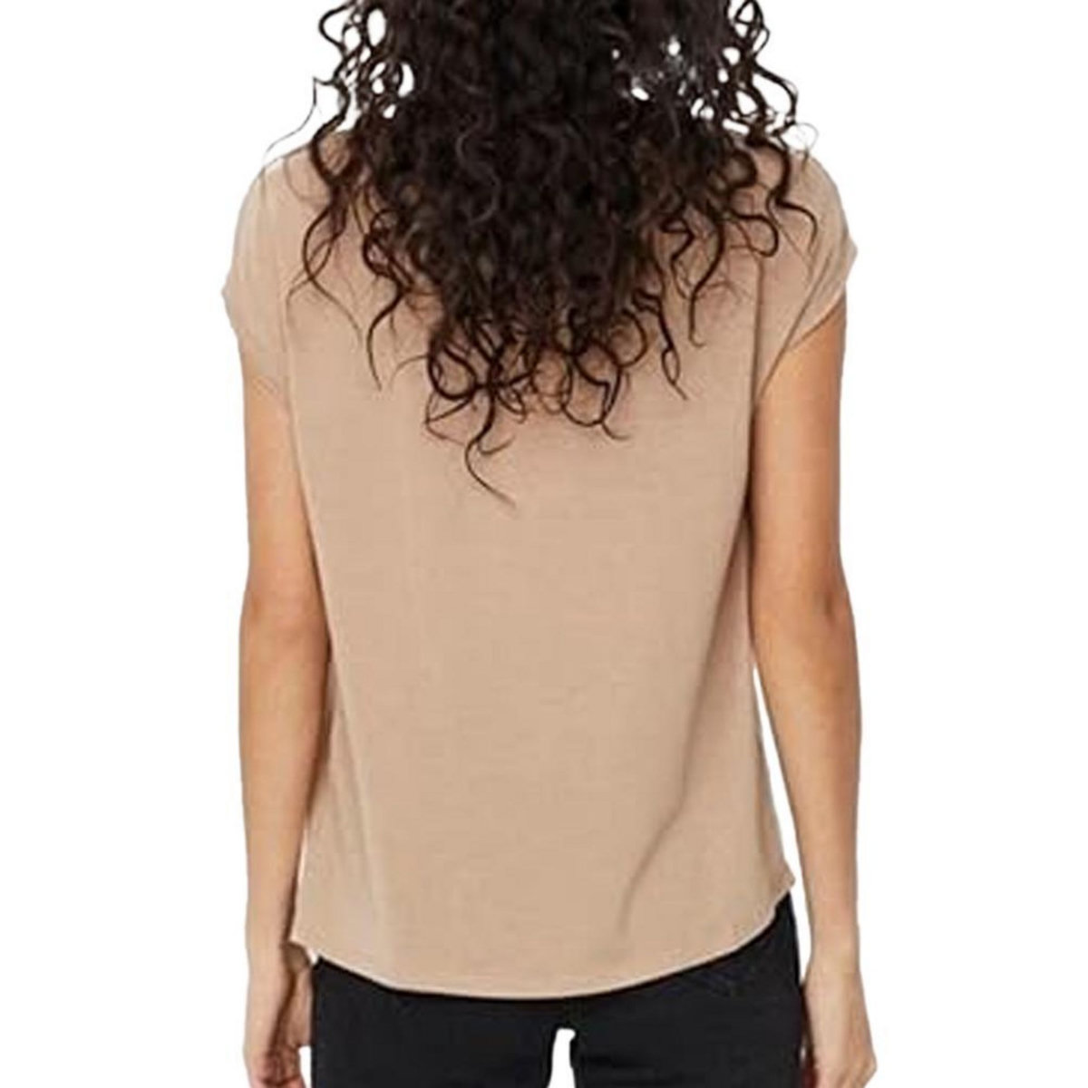 Vero Moda T-shirt Beige Femme Vero Moda Ava