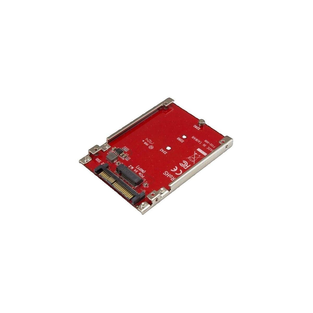 Startech Adaptateur PCIe M.2 à U.2 StarTech rouge