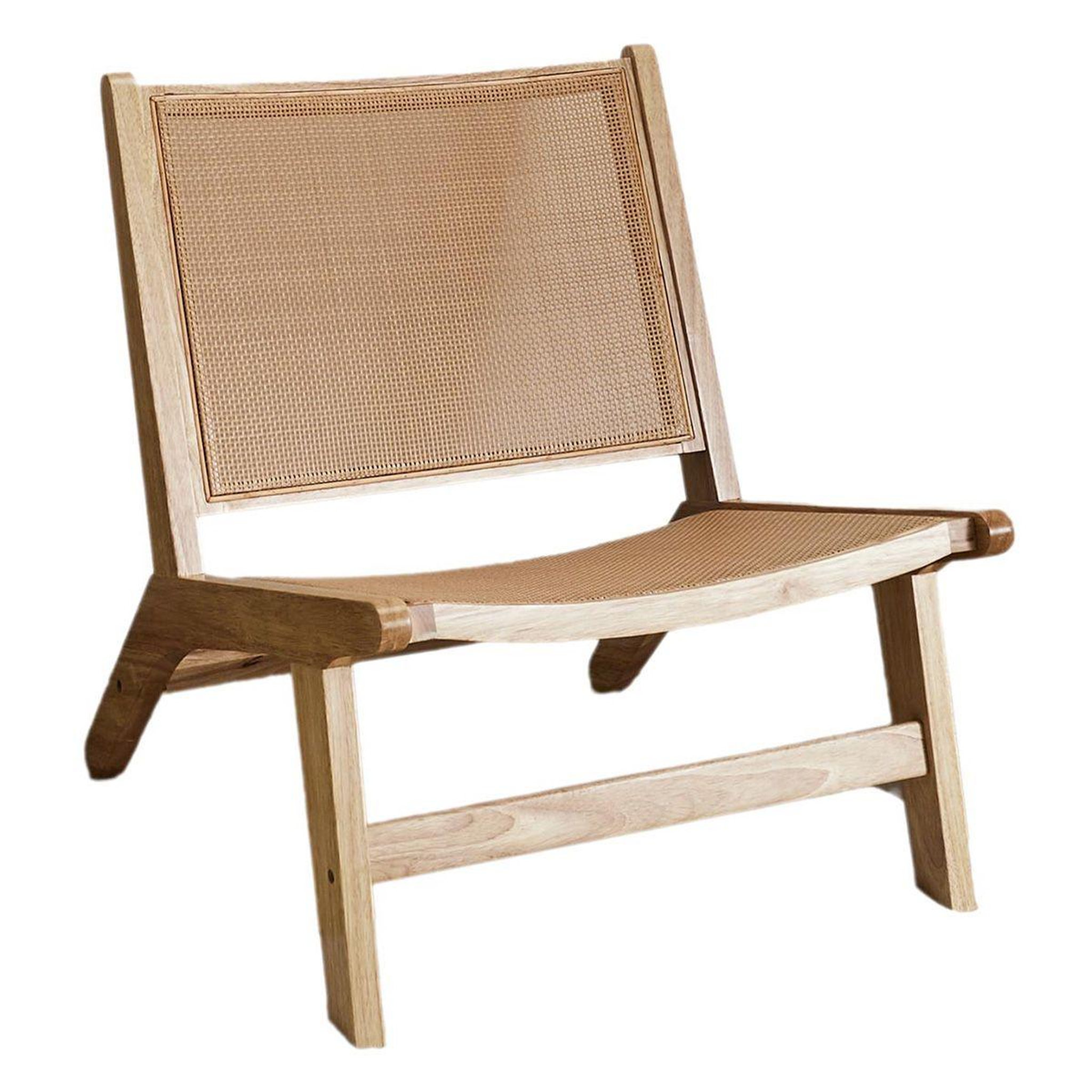 The Home Deco Factory Fauteuil en bois  bali  72cm naturel