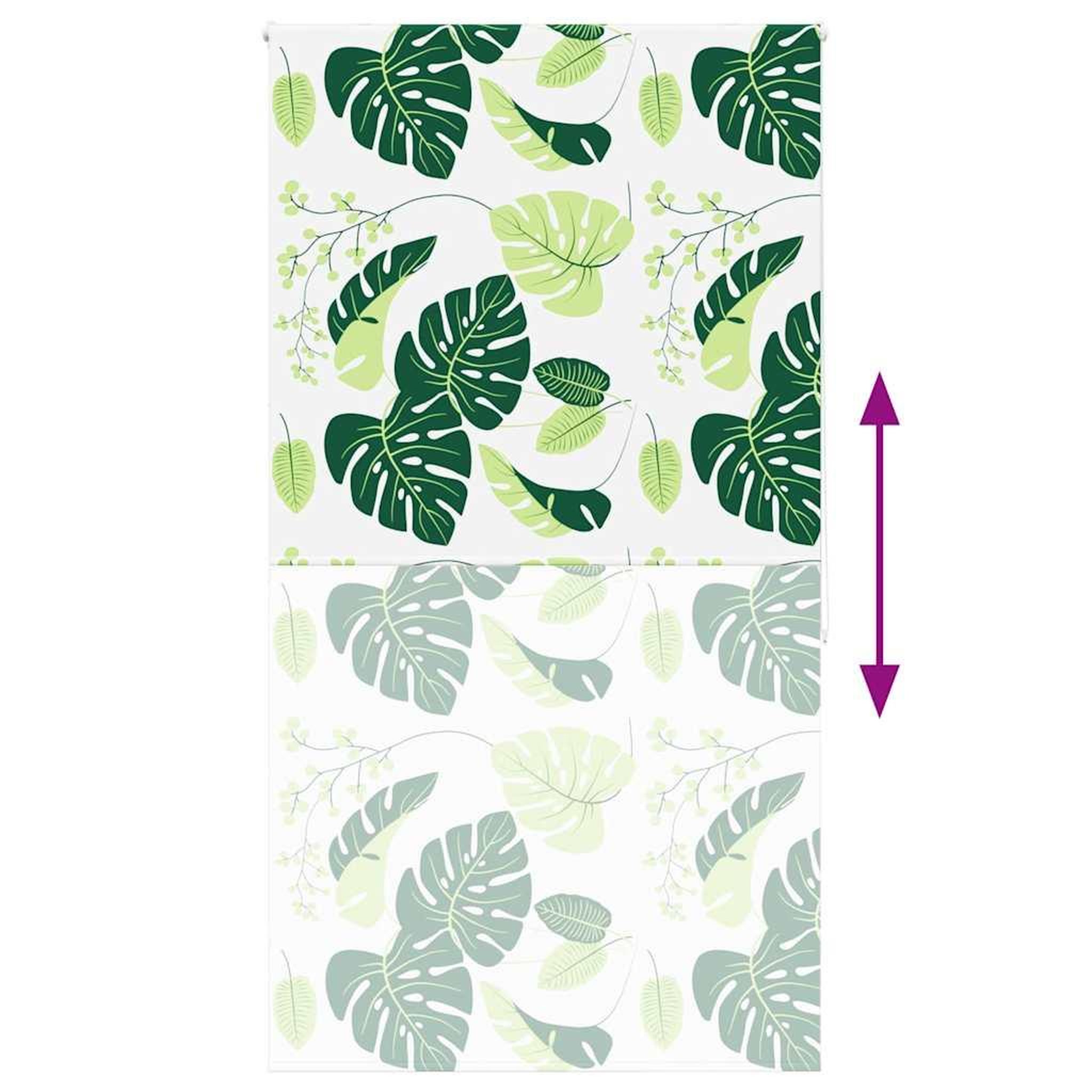 Voir la diapositive 5 : VIDAXL Store enrouleur de douche 120x240 cm largeur du tissu 116 cm