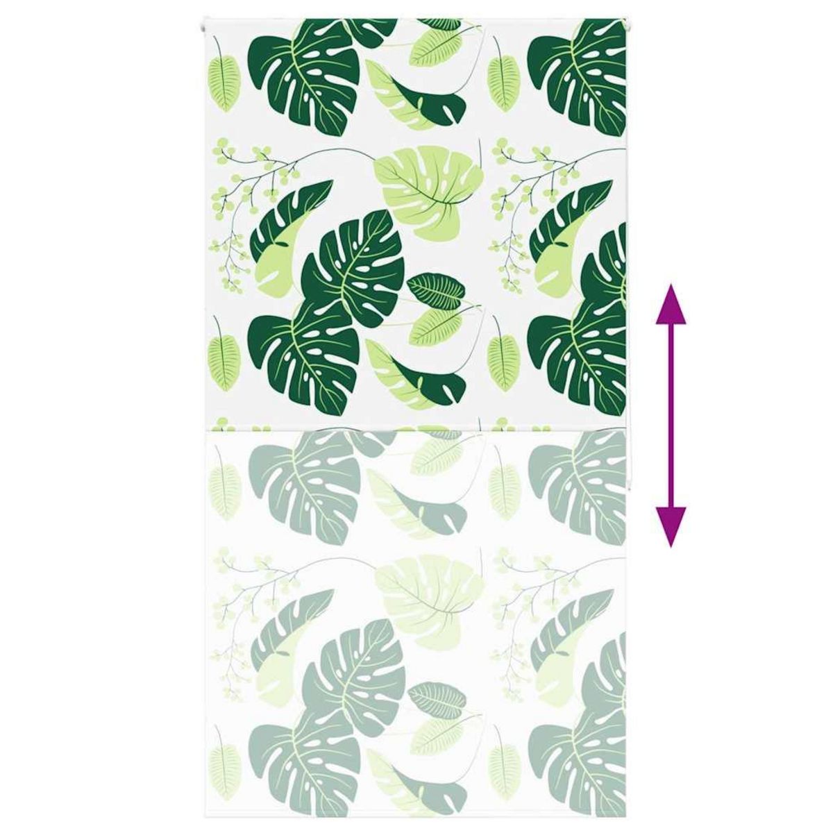 VIDAXL Store enrouleur de douche 120x240 cm largeur du tissu 116 cm