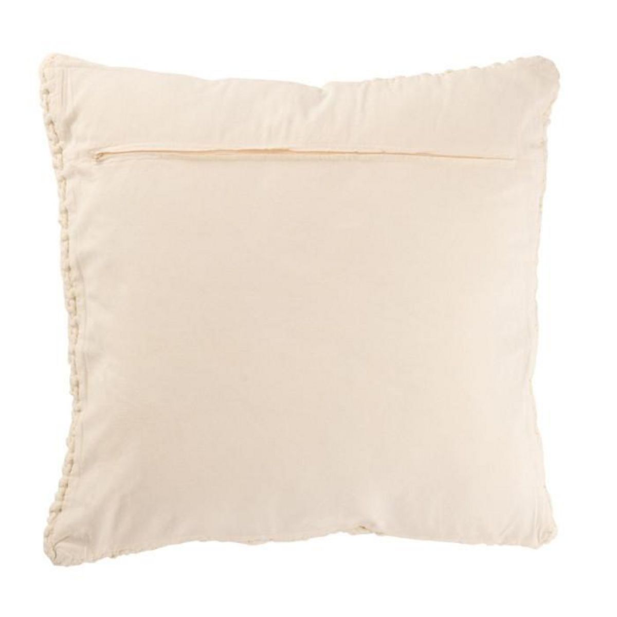 Paris Prix Coussin en Tricot Tressé  Helena  50x50cm Blanc
