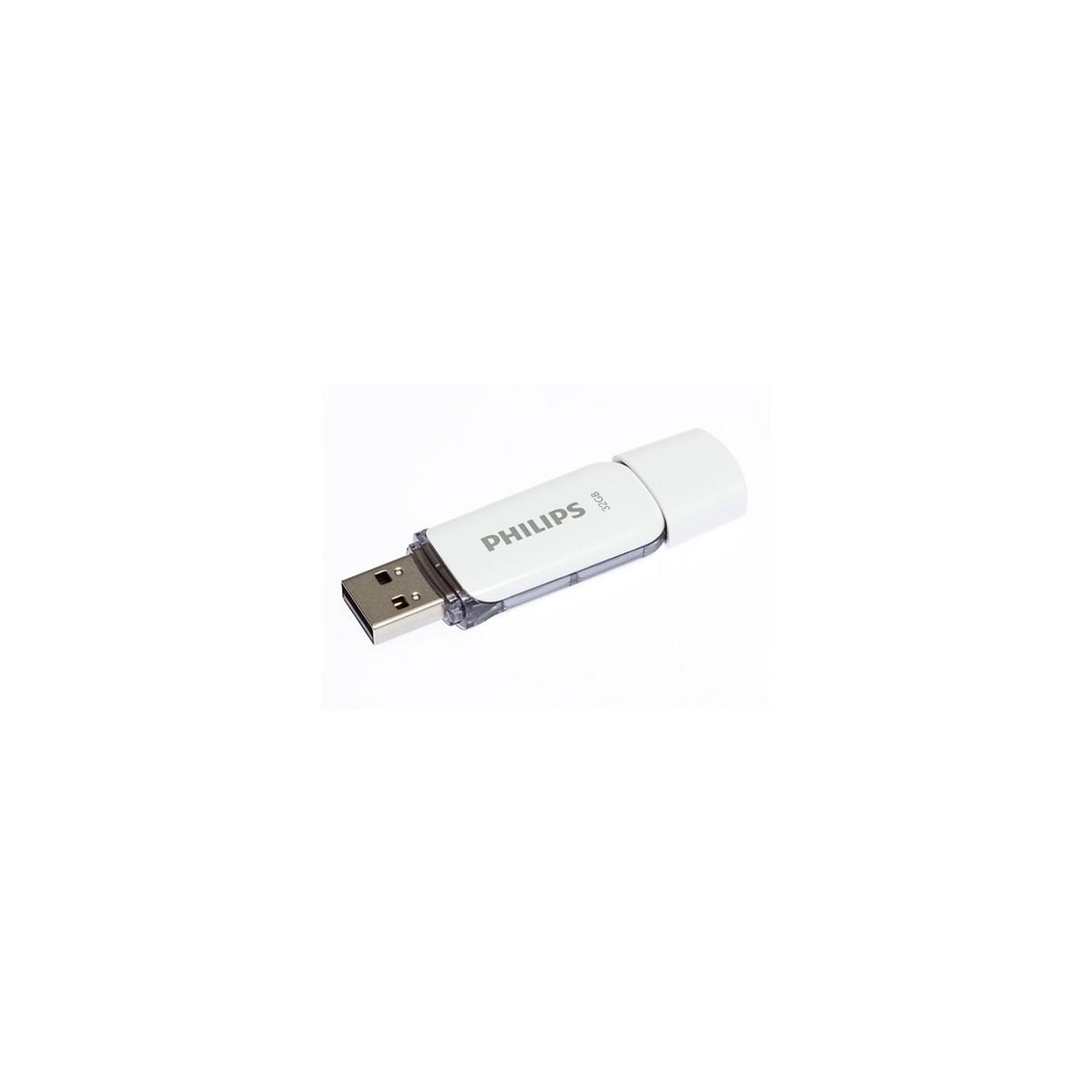 Voir la diapositive 2 : Philips Clé USB 2.0 Philips Snow 32 Go Blanc