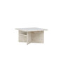 Voir la diapositive 6 : Paris Prix Table Basse Effet Marbre  Alesund   75cm Beige