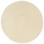 Voir la diapositive 2 : VIDAXL Napperons 4 pcs Naturel Plain 38 cm Rond Coton