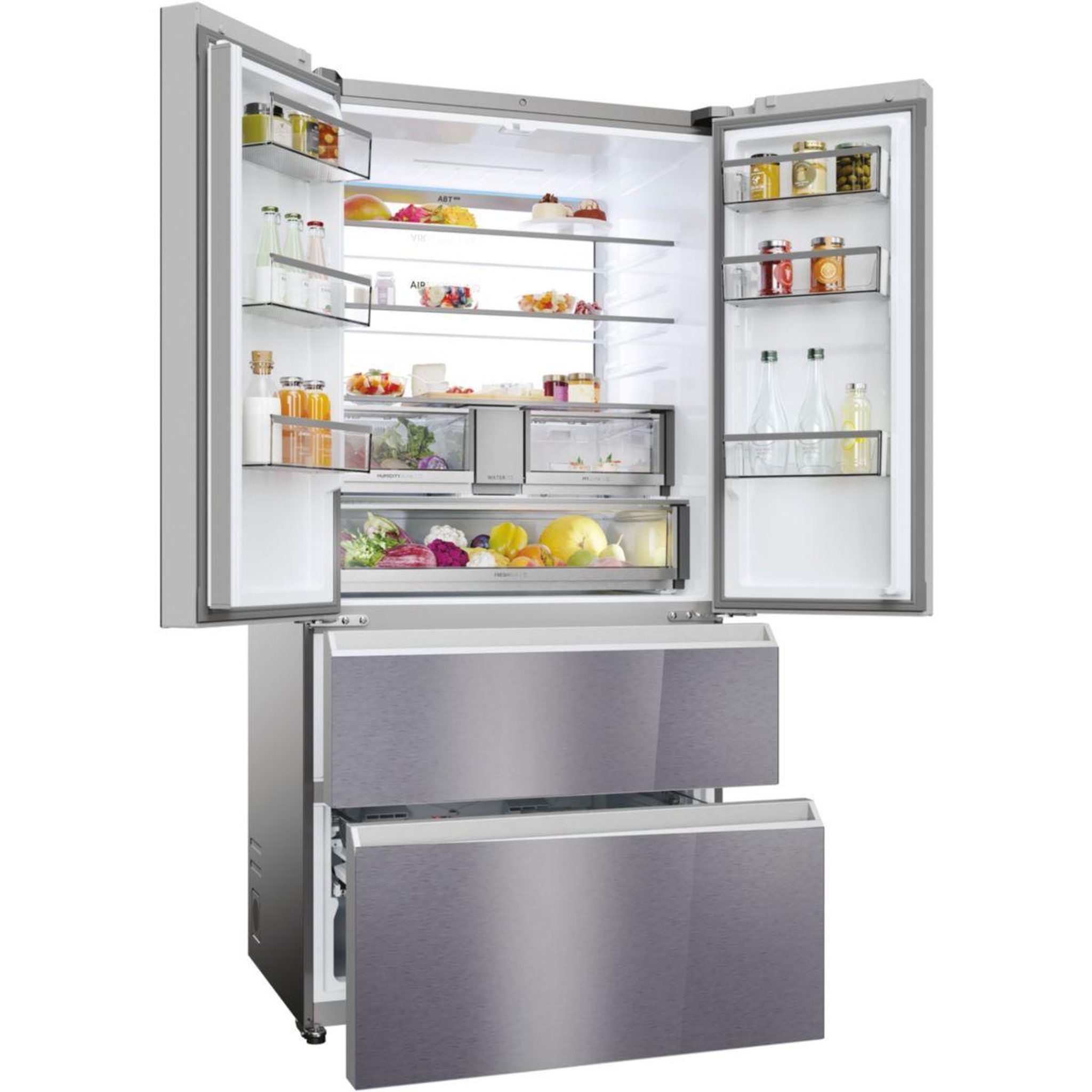 Voir la diapositive 3 : HAIER Réfrigérateur multi portes hfr79f19efgk