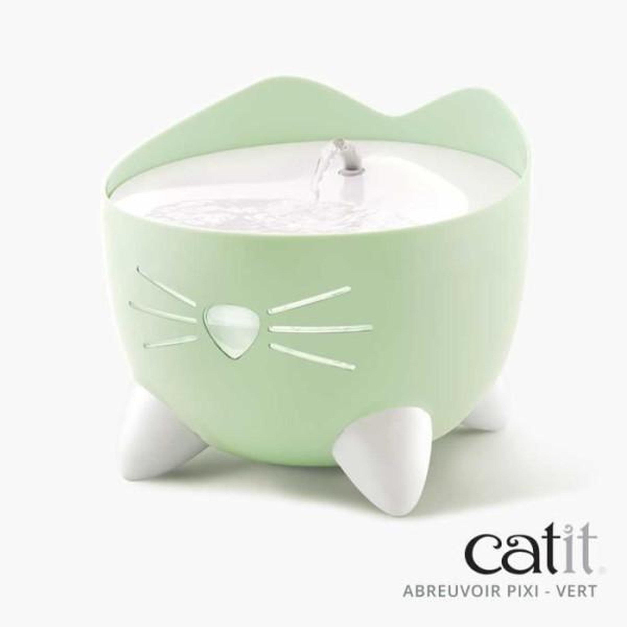 MARKET24 CAT IT Fontaine a eau automatique pour chat - 2,5 L - Vert