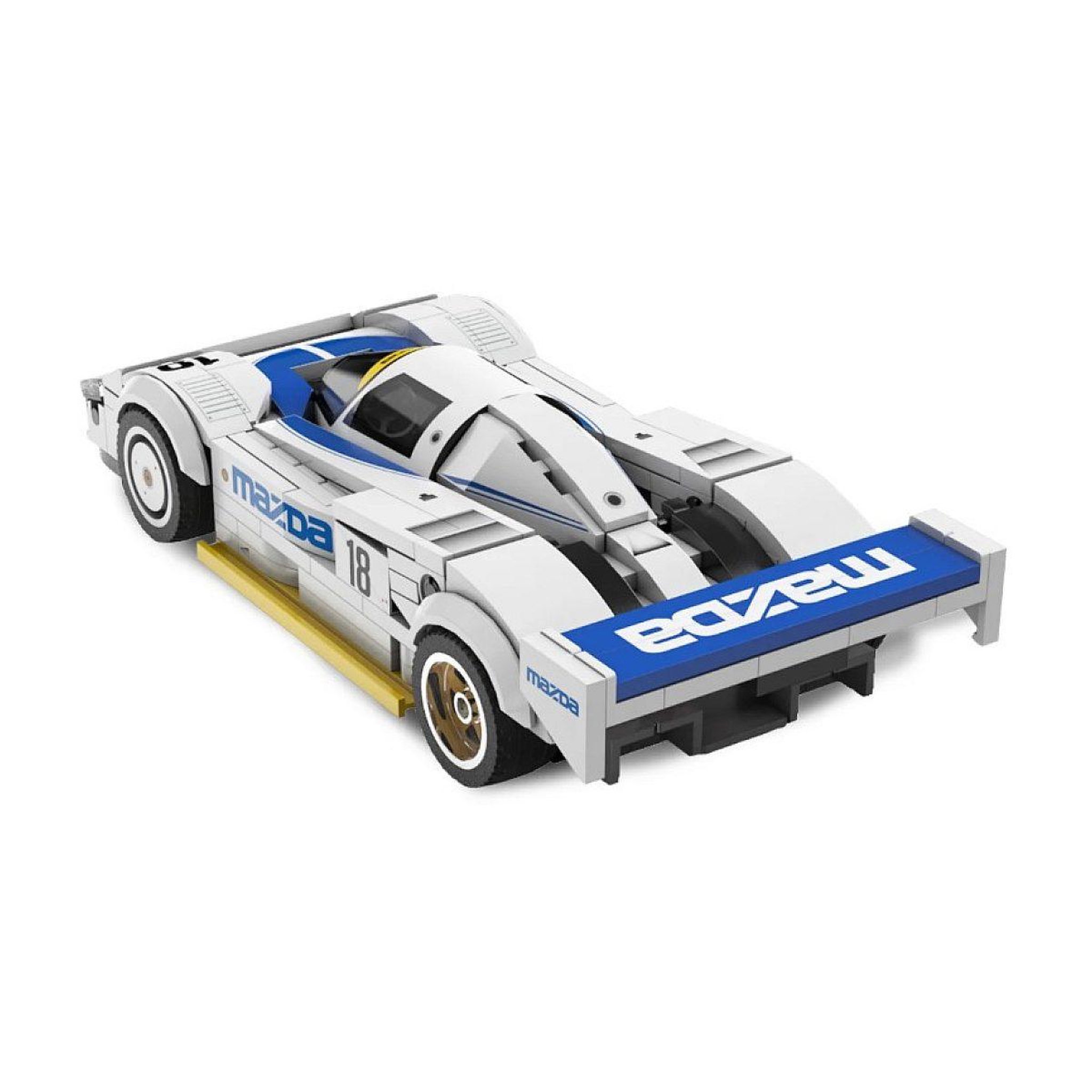 Voir la diapositive 3 : Jamara Cada mazda 787b 1:24 blanc bricks