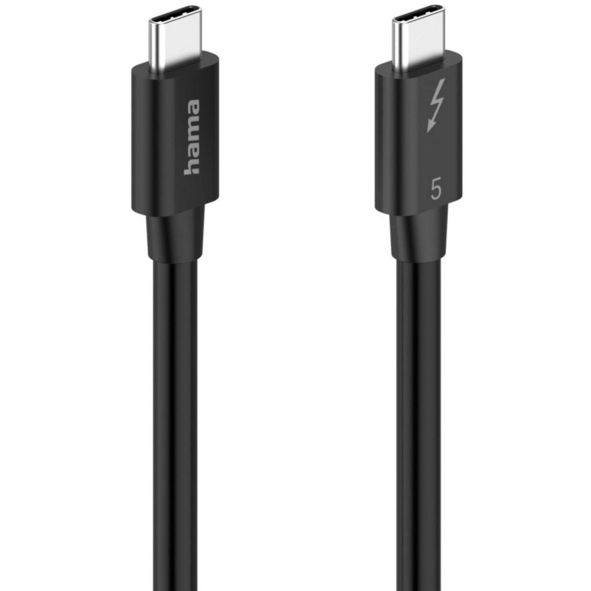 Voir la diapositive 2 : Hama Câble usb-c thunderbolt 5 80g 1m