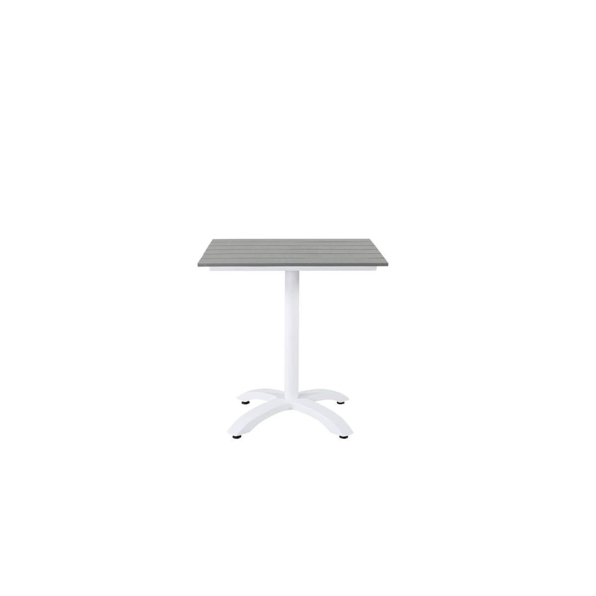 Paris Prix Table de Jardin  Colorado  74cm Gris