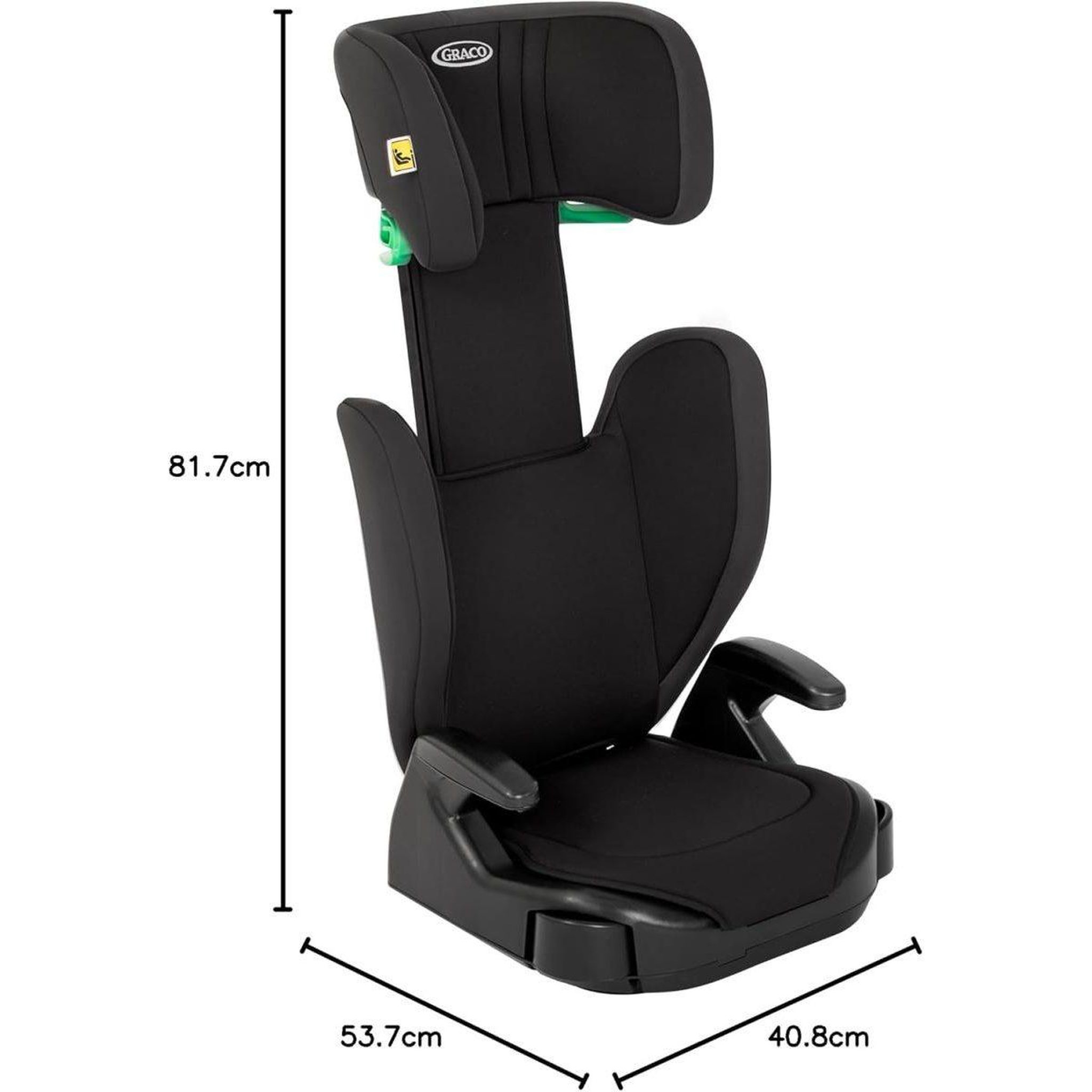 Voir la diapositive 4 : GRACO Junior maxi siège avec dossier midnight