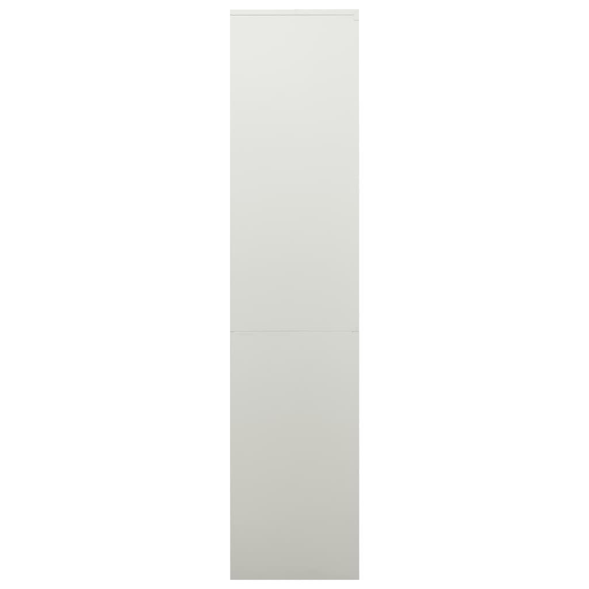 Voir la diapositive 3 : VIDAXL Armoire de bureau Gris clair 90x40x180 cm Acier