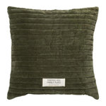 ATMOSPHERA Coussin Déco Matelassé  Family Corner  45x45cm Kaki