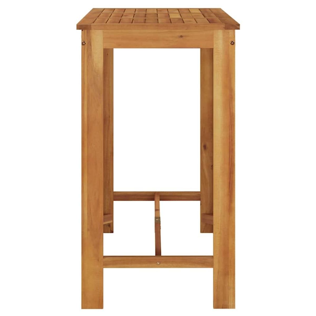 VIDAXL Table de bar de jardin 120x60x105 cm Bois d'acacia solide