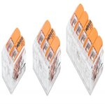 WAGO Lot de 80 bornes WAGO levier 5 fils 4mm²