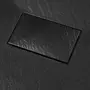 VIDAXL Bac de douche SMC Noir 120 x 70 cm
