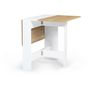 Voir la diapositive 2 : Table console pliable rectangulaire L27/103 cm MADDY