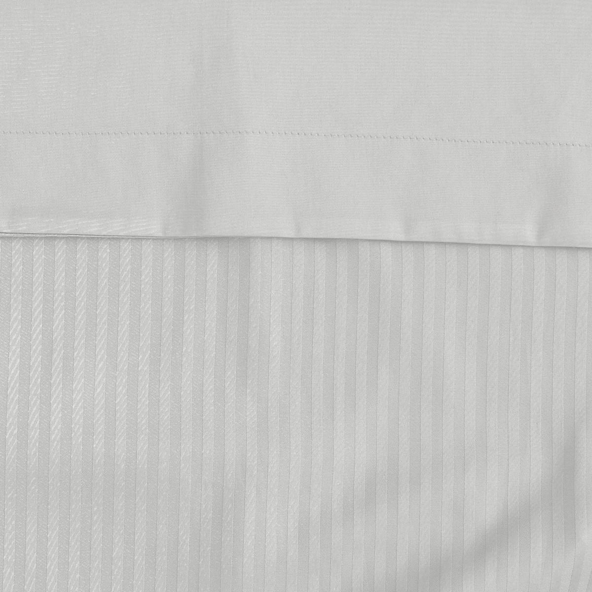 Voir la diapositive 3 : Sensei Maison Housse de couette rayée réversible satin de coton VERSALUXE