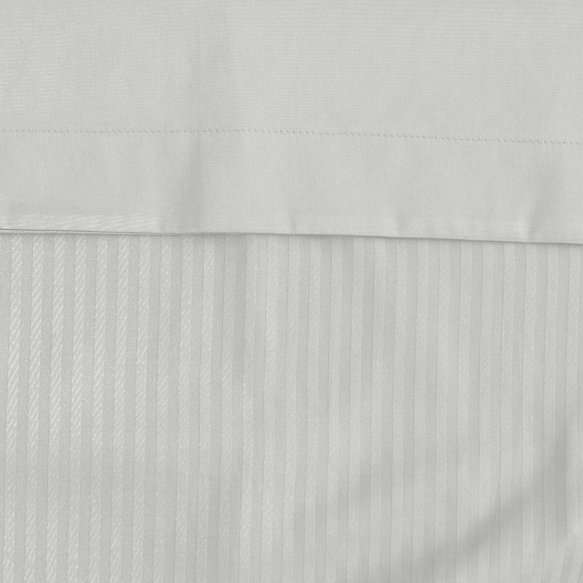 Sensei Maison Housse de couette rayée réversible satin de coton VERSALUXE