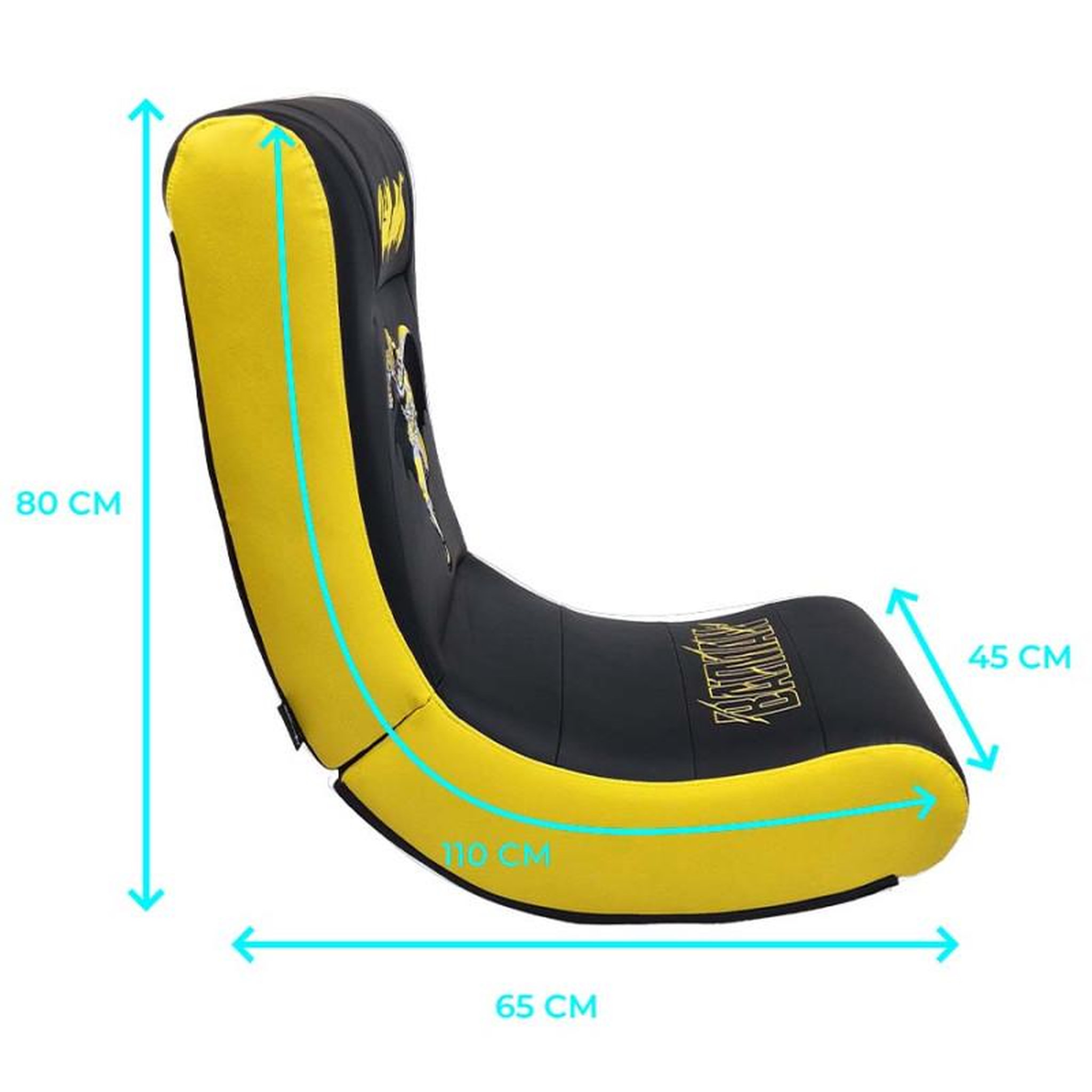 Voir la diapositive 2 : Batman Chaise gaming à bascule - rocking chair Batman