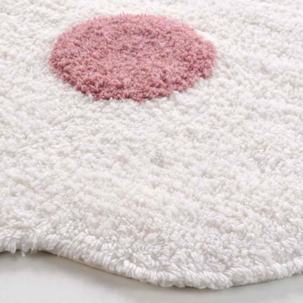 Paris Prix Tapis Déco Enfant  Wendy  60x90cm Blanc