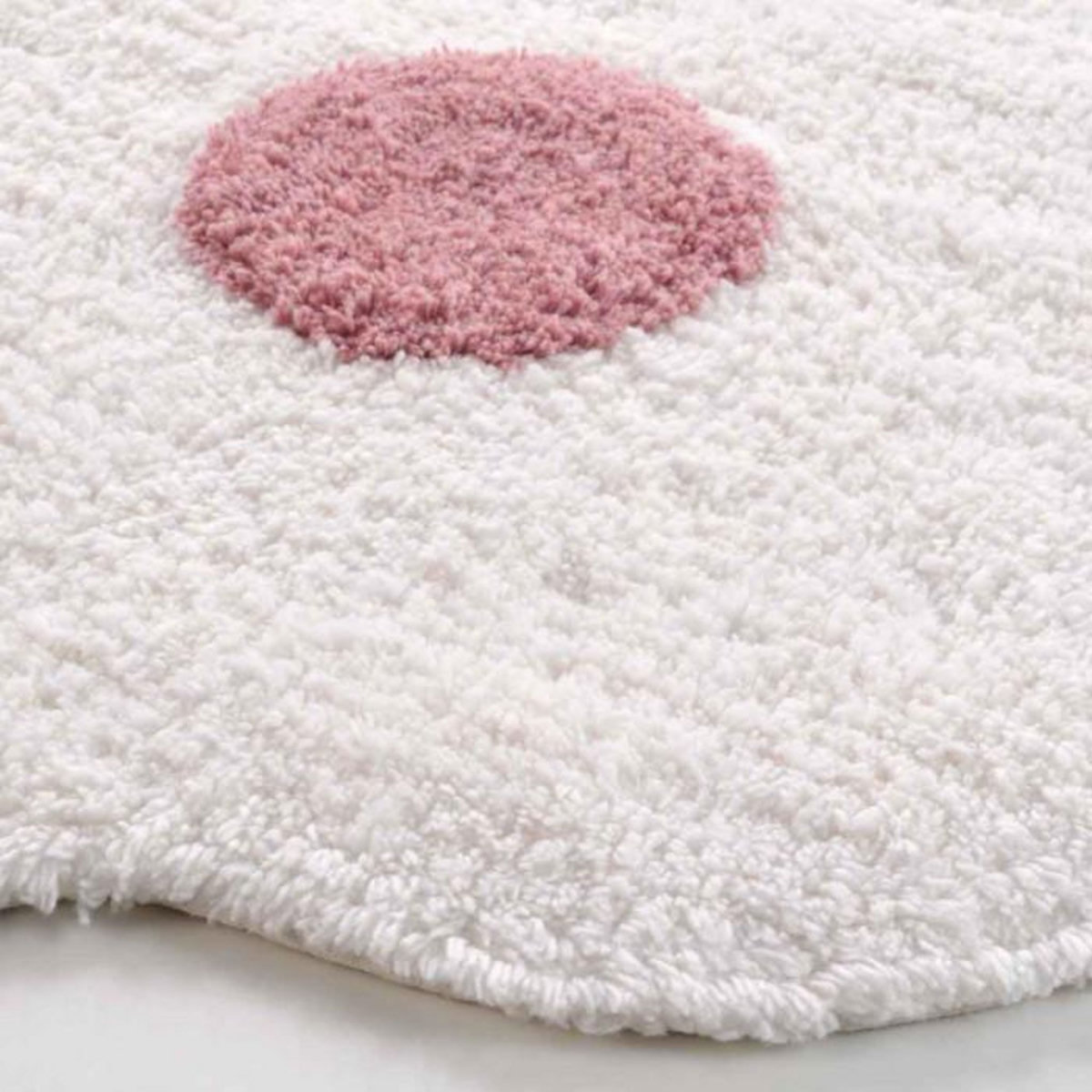 Paris Prix Tapis Déco Enfant  Wendy  60x90cm Blanc