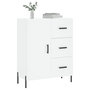 Voir la diapositive 3 : VIDAXL Buffet blanc 69,5x34x90 cm bois d'ingenierie