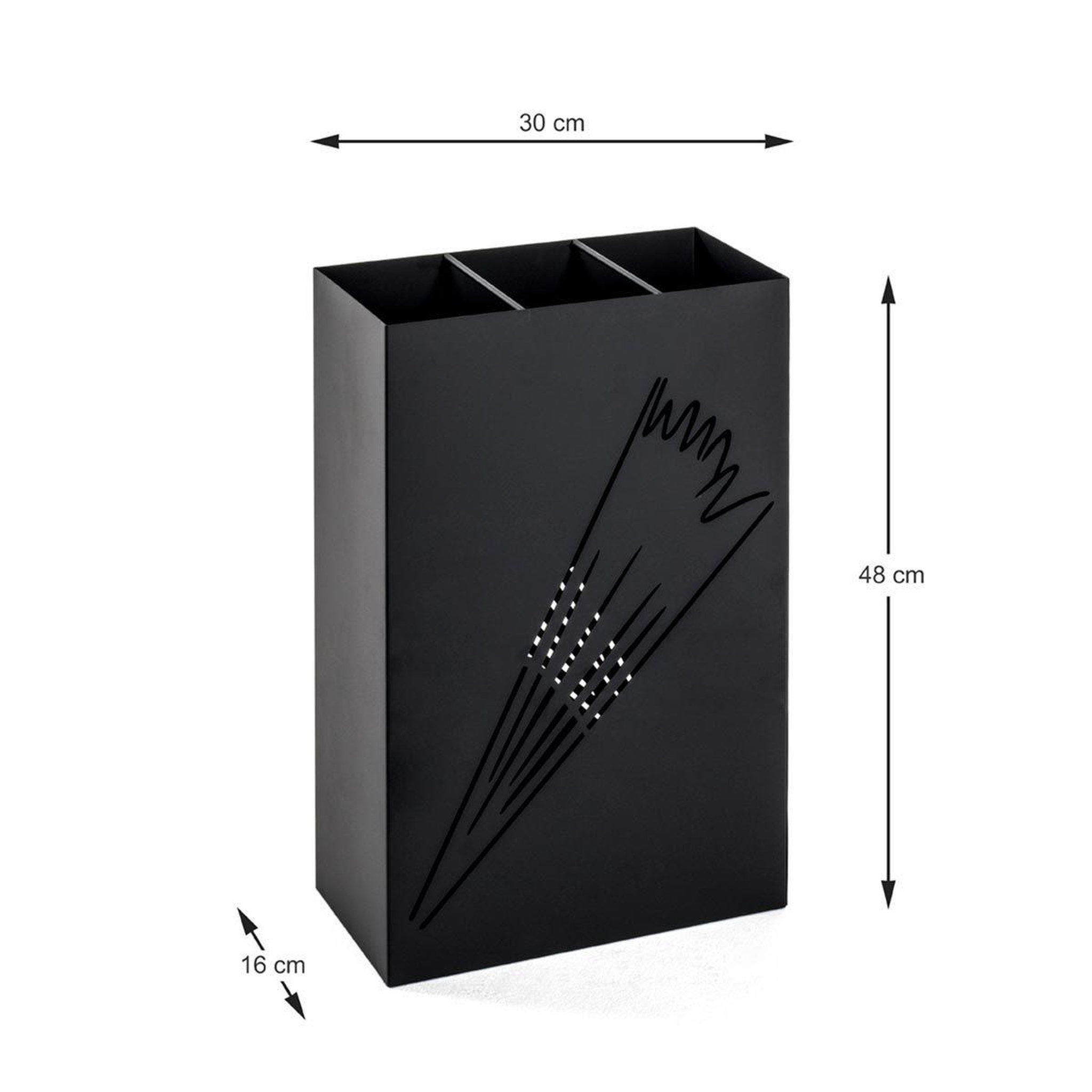 Voir la diapositive 5 : Paris Prix Porte-parapluie design  ulrich  30cm noir