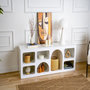 Voir la diapositive 3 : Habitat et Jardin Buffet en bois  Ferlis  - 160 x 40 x 51 cm - Blanc