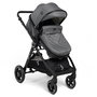 Voir la diapositive 3 : BEBELISSIMO Bebelissimo - Poussette transformable - combinée - convertible - 2 en 1 -poids 0-22kg - Nicea - gris