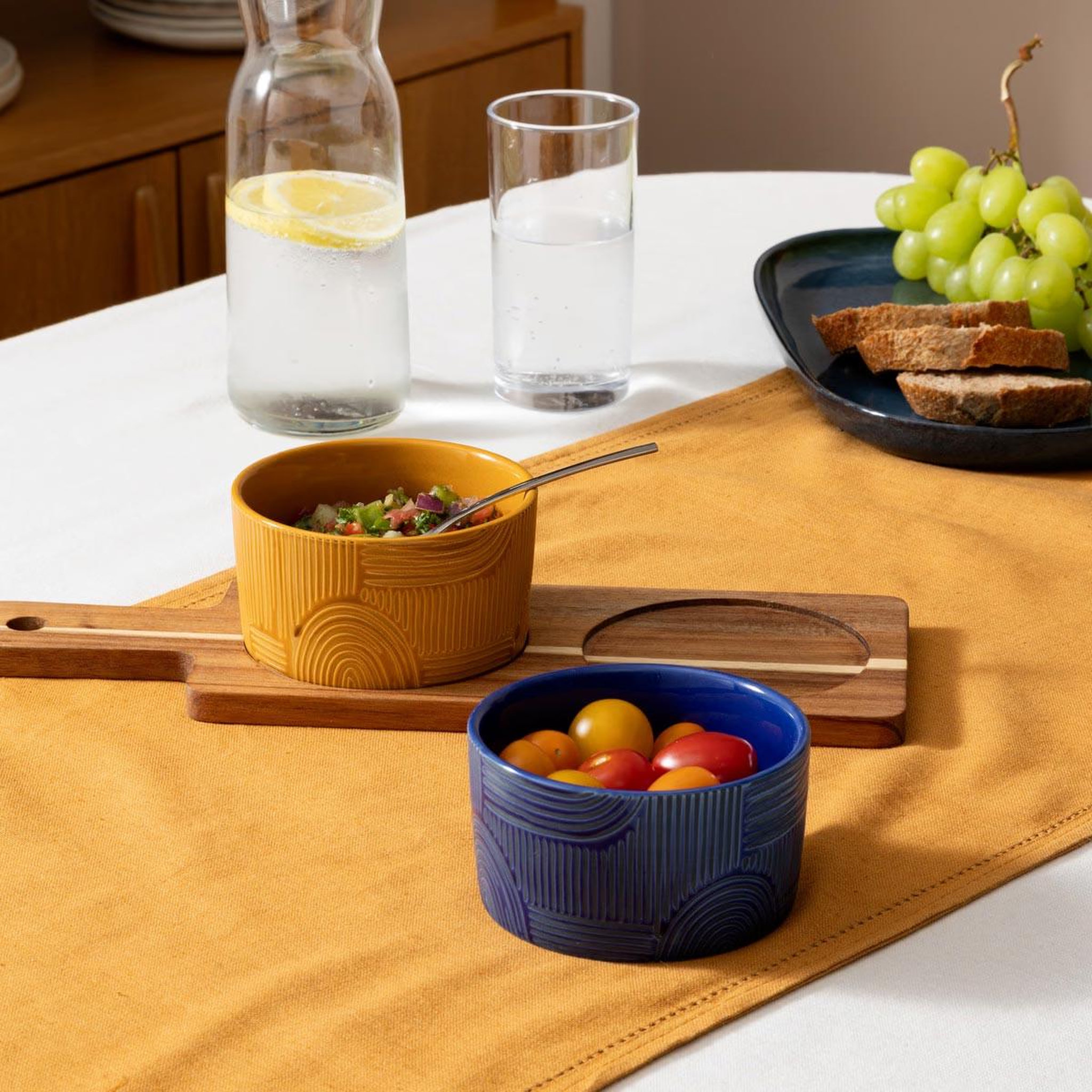 Voir la diapositive 5 : SECRET DE GOURMET Service apéritif 3 pièces  soleya  11cm multicolore