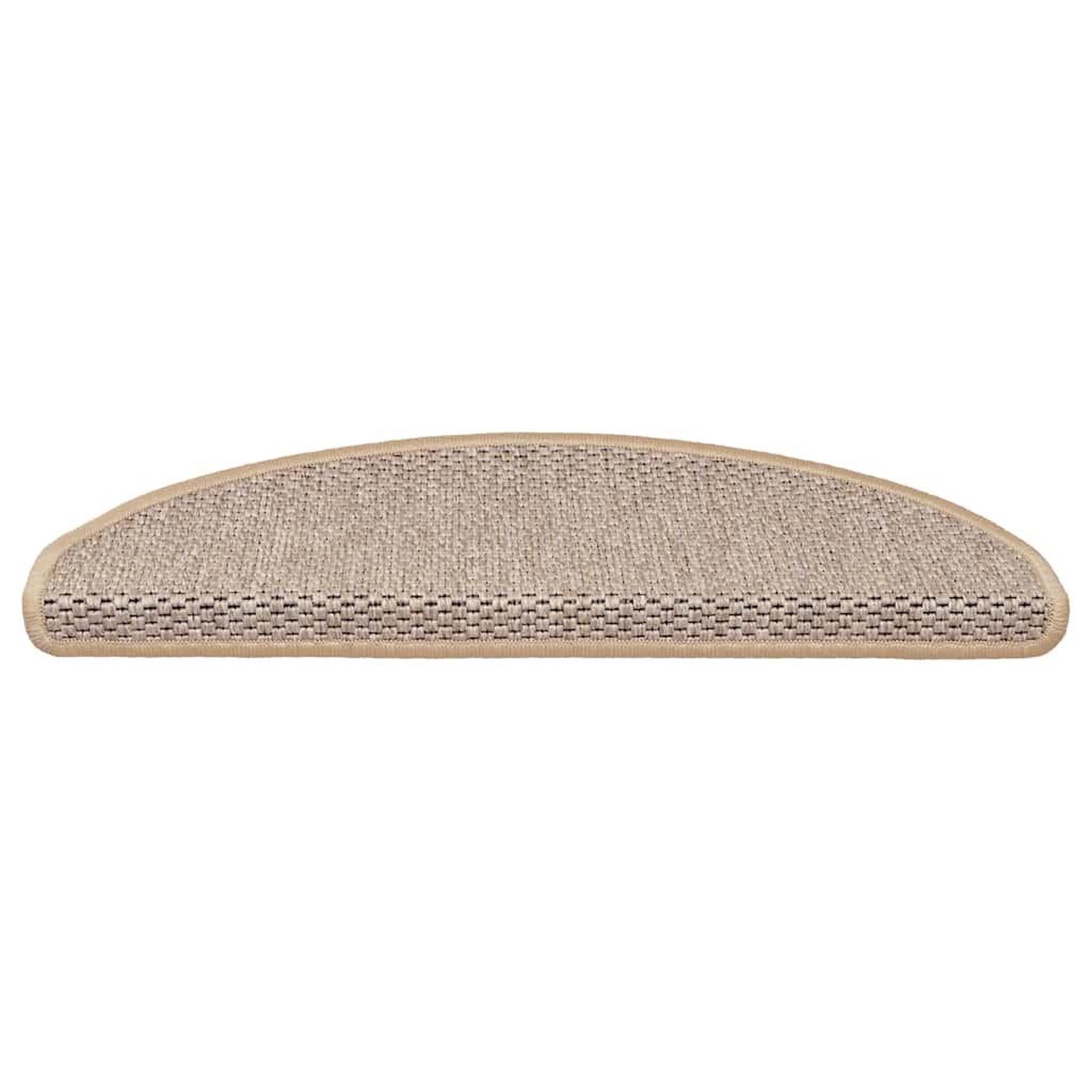 Voir la diapositive 3 : VIDAXL Tapis d'escalier autocollants 30 pcs 65x21x4 cm beige clair