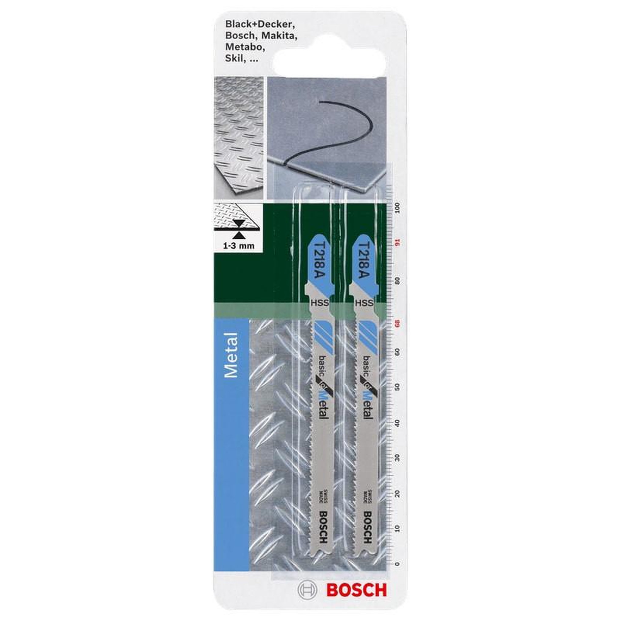Voir la diapositive 2 : BOSCH 2 lames de scie sauteuse HSS T 218 A BOSCH 2609256962
