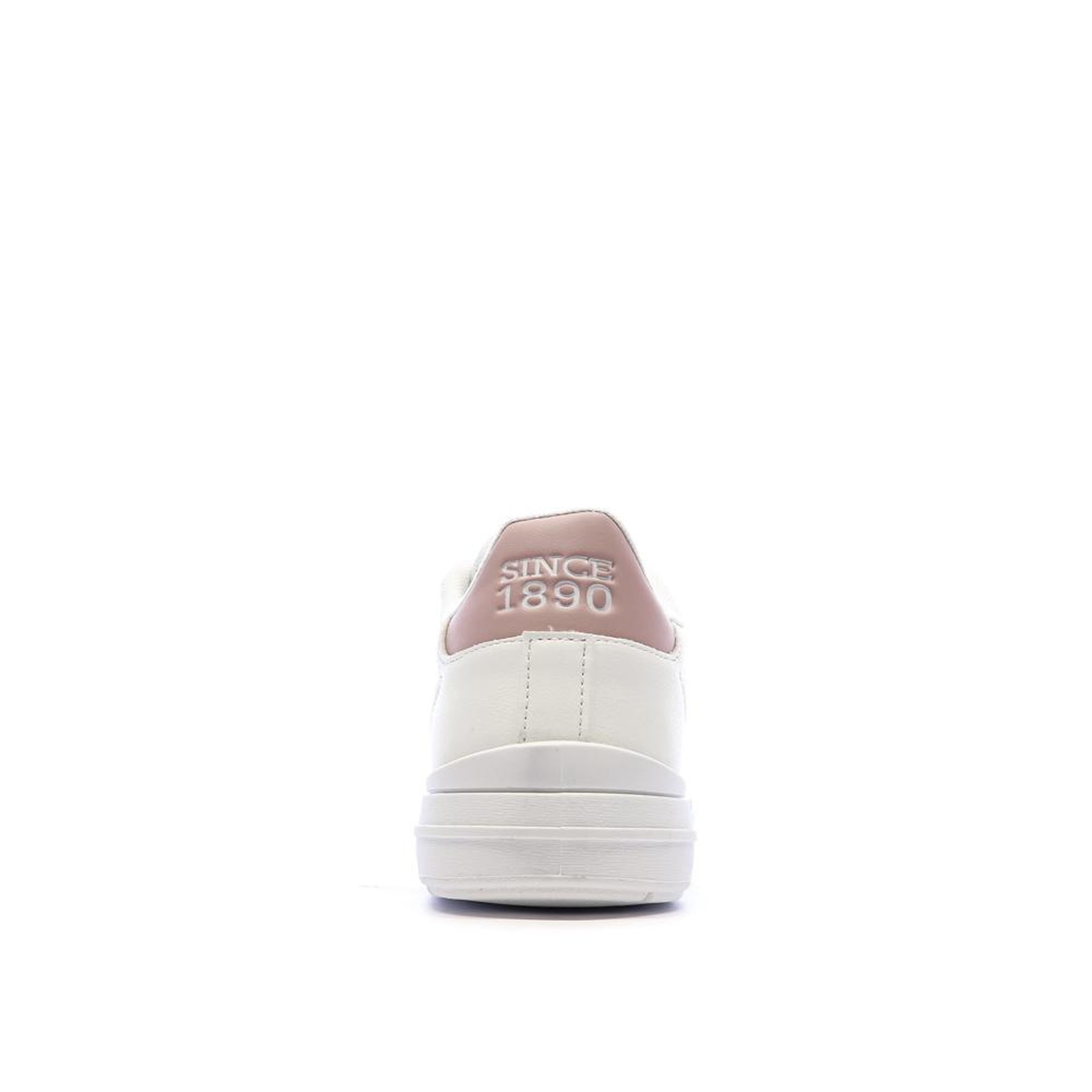 Voir la diapositive 4 : U.S. Polo Assn. Baskets blanches/roses femme us polo assn aris