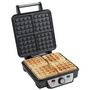 Voir la diapositive 3 : Bestron Gaufrier 1100w noir/inox - asw281