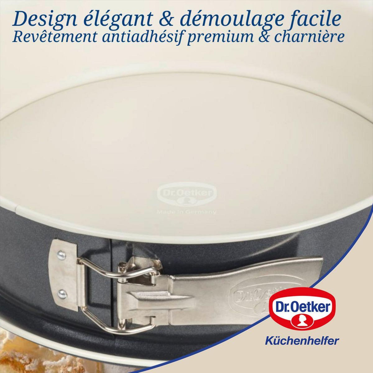 DR.OETKER Moule à manqué à charnière 26 cm Dr. Oetker Back-Trend